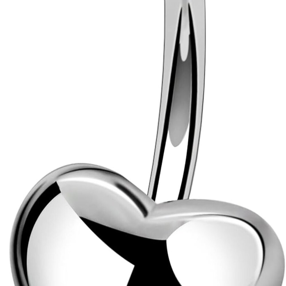 Titanium Belly Button Ring 14g Heart Internally Threaded Navel Piercing Jewelry